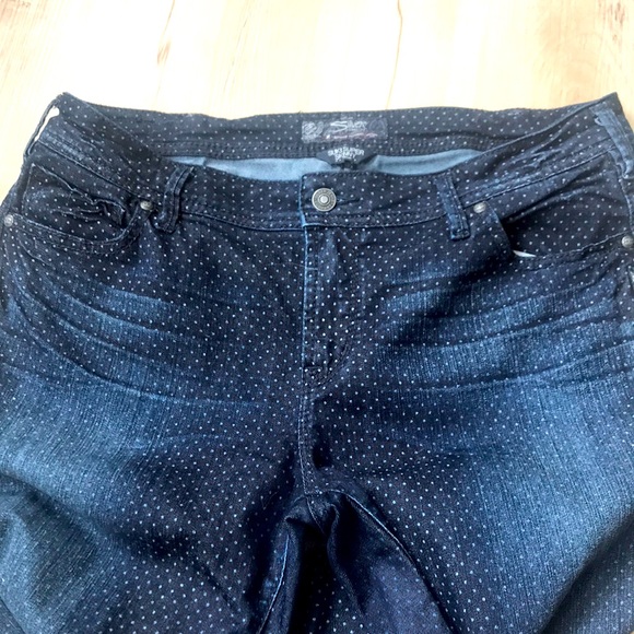 Silver Jeans “Suki” super skinny polka dot denim - Picture 4 of 6